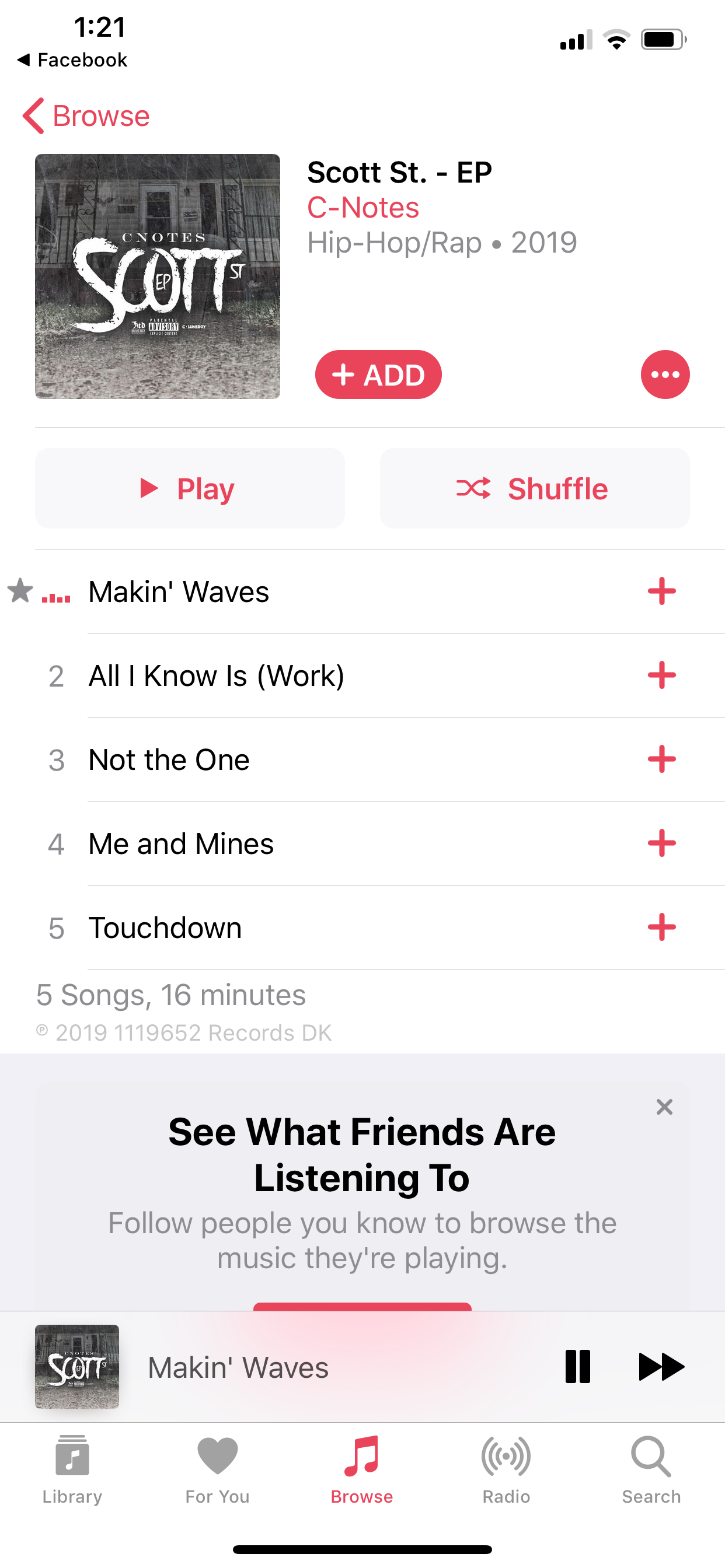 Apple Music Sceenshot